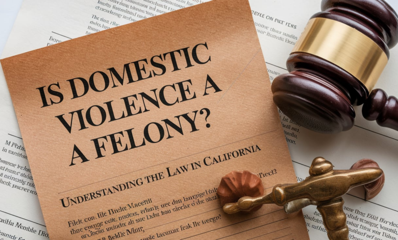 Is Domestic Violence a Felony